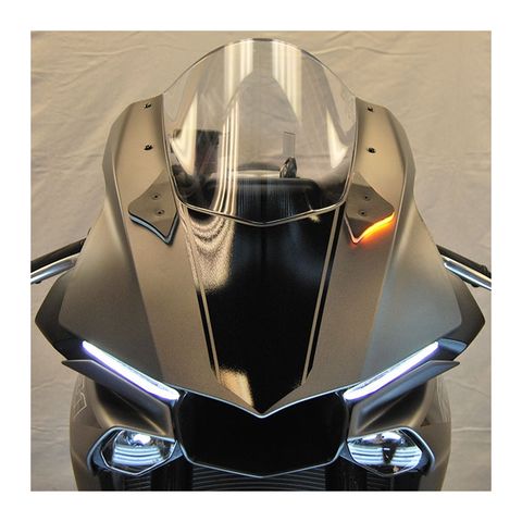 New Rage Cycles Mirror Block Off LED Turn Signals Yamaha R1 / R1M / R1S