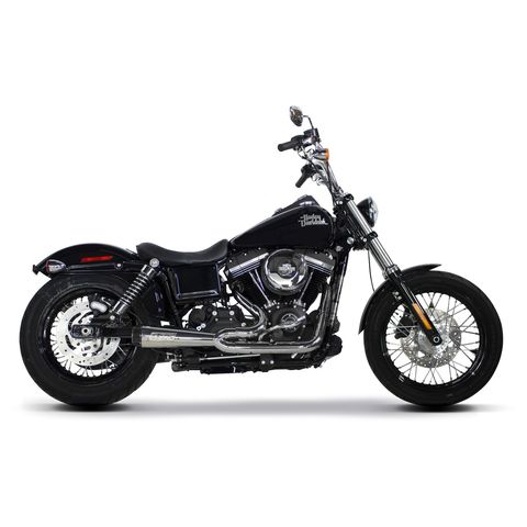 Two Brothers Comp-S Polished Stainless 2-Into-1 Exhaust For Harley Dyna 2006-2017