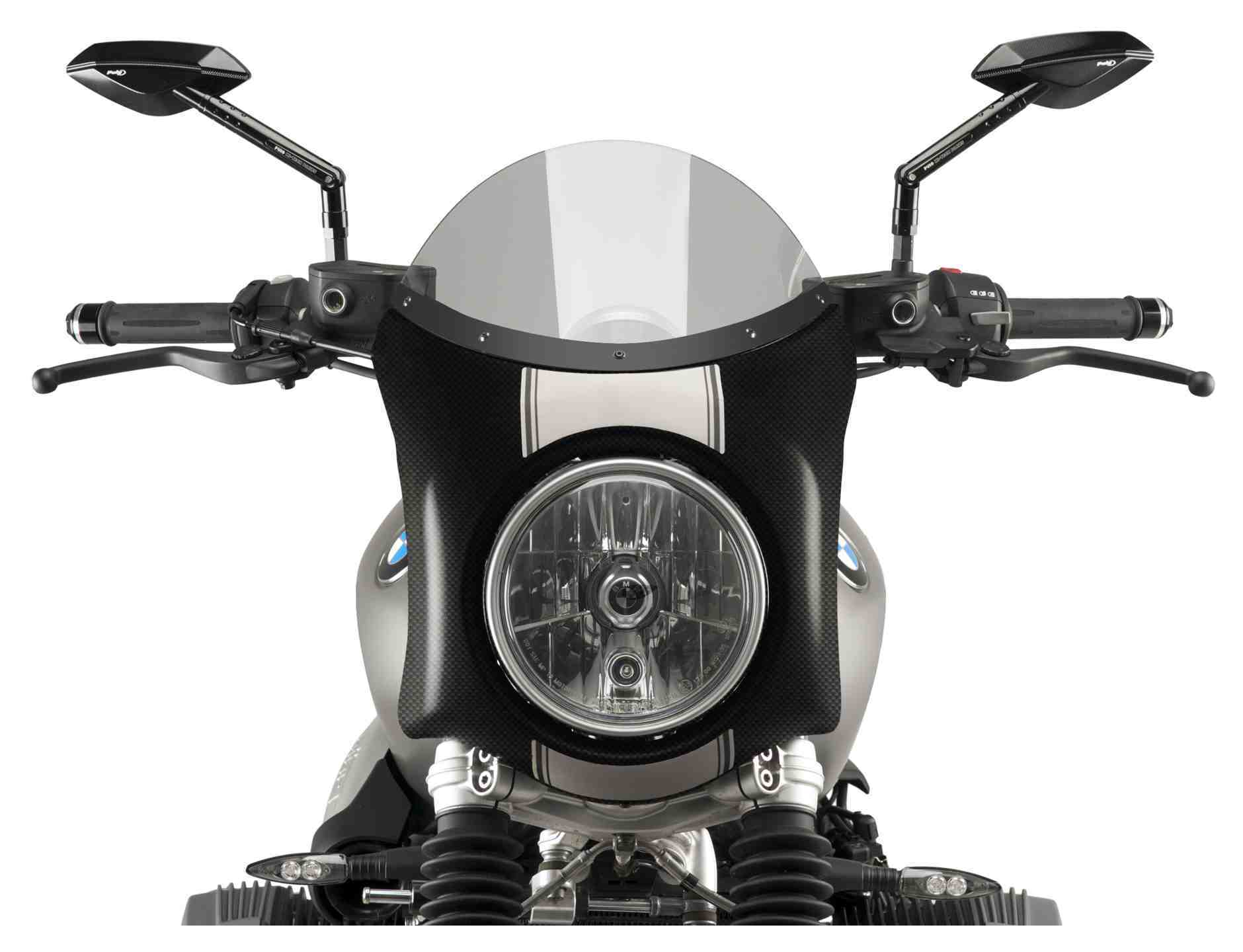Puig BMW R nine T スモークウィンドスクリーン 7012H Puig 7012H NEW GENERATION RETROVISION [SMOKE] BMW R nineT
