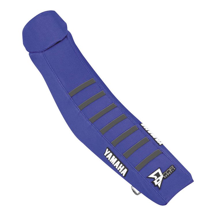 Yamaha YZ125 02-21 /YZ250 02-21 WHITE/BLACK/BLACK Gripper Ribbed Seat Cover