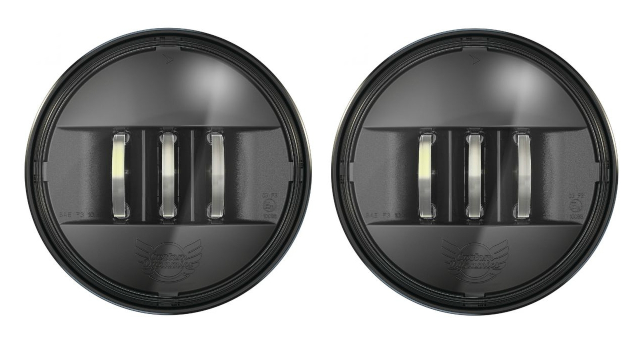 Custom Dynamics ProBEAM LED 4 1/2" Passing Lamps Cycle Gear