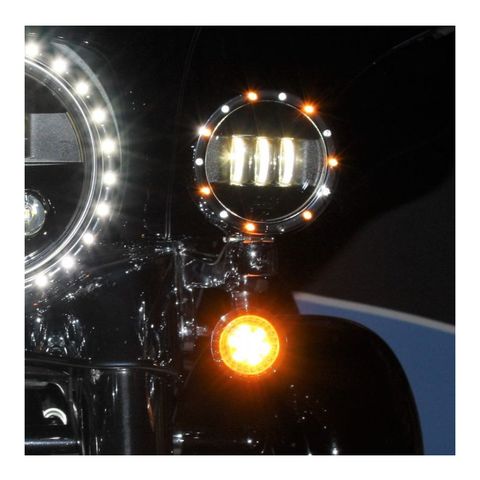 Custom Dynamics Passing Lamp Trim Rings For Harley
