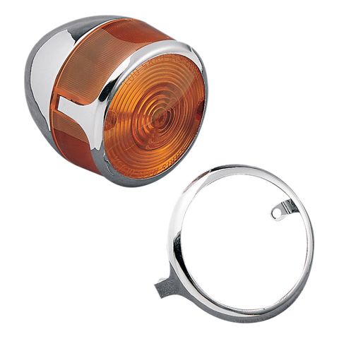 Drag Specialties Turn Signal Trim Rings For Harley 1986-2001