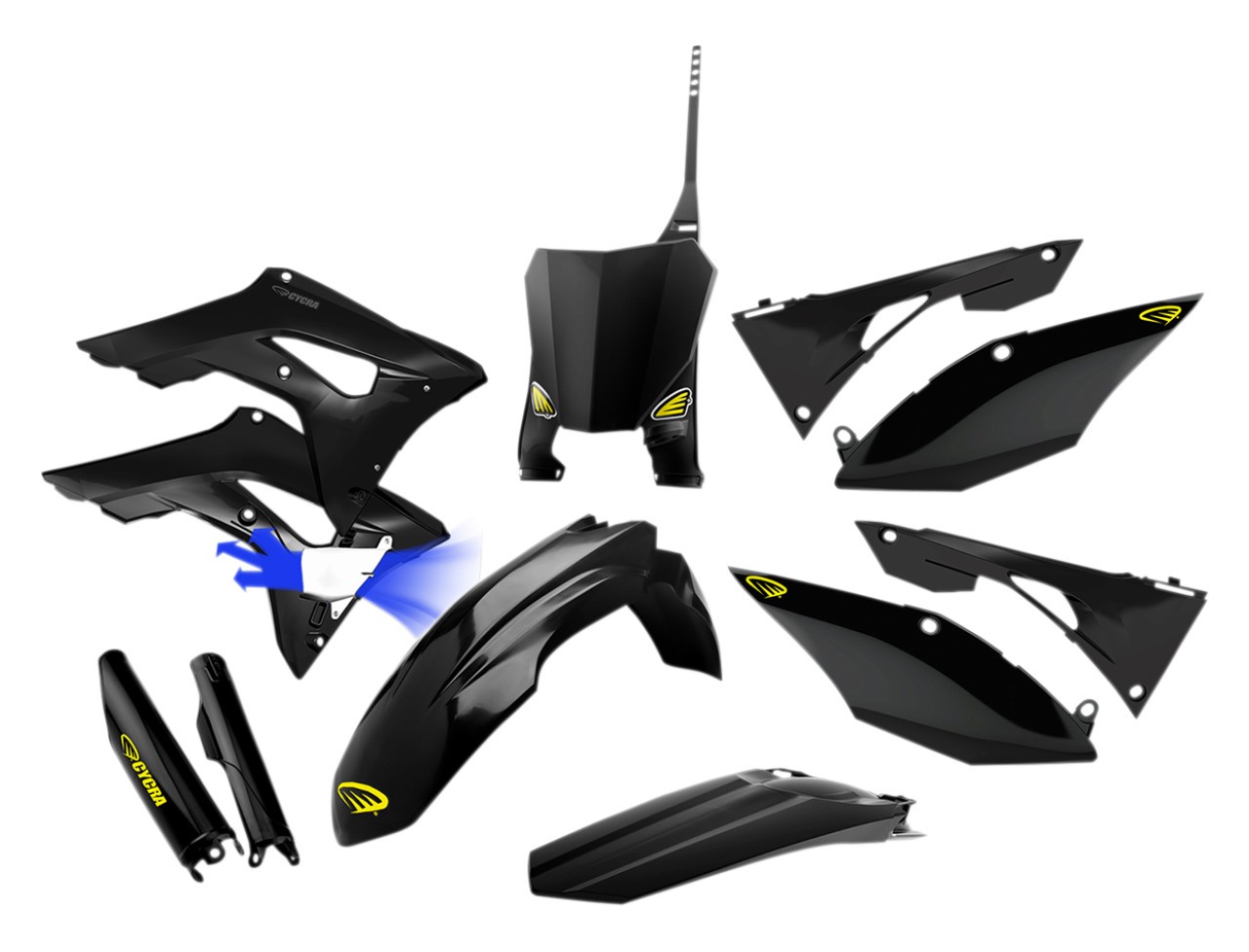 Cycra Powerflow Body Kit Honda CRF250R / CRF450R / RS 20172022
