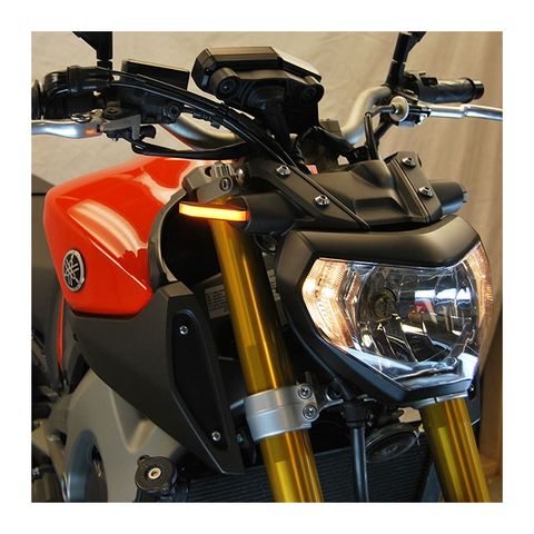 New Rage Cycles LED Front Turn Signals Yamaha FZ-09 2014-2016