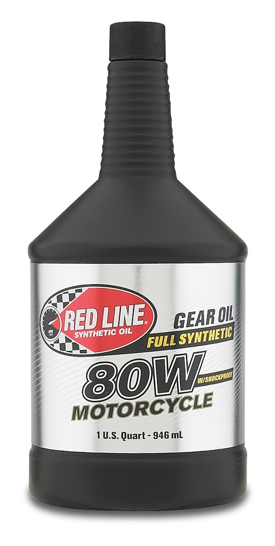 Red Line 80W Motorcycle Gear Oil with ShockProof Cycle Gear
