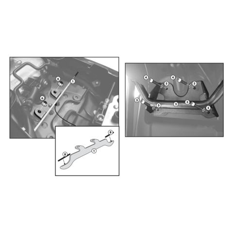 Givi TE3100 Easylock Saddlebag Supports Suzuki GSX-S750 2015-2016