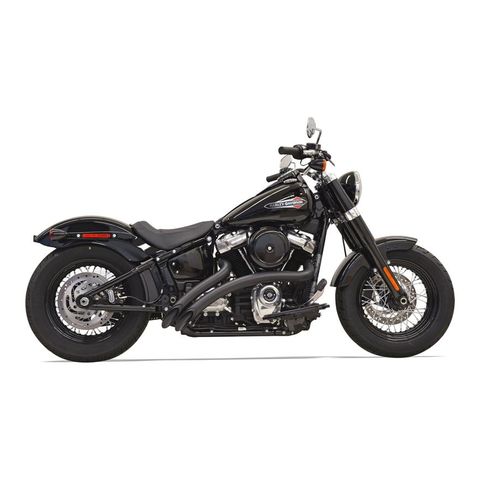 Bassani Radial Sweepers Exhaust With Heat Shields For Harley