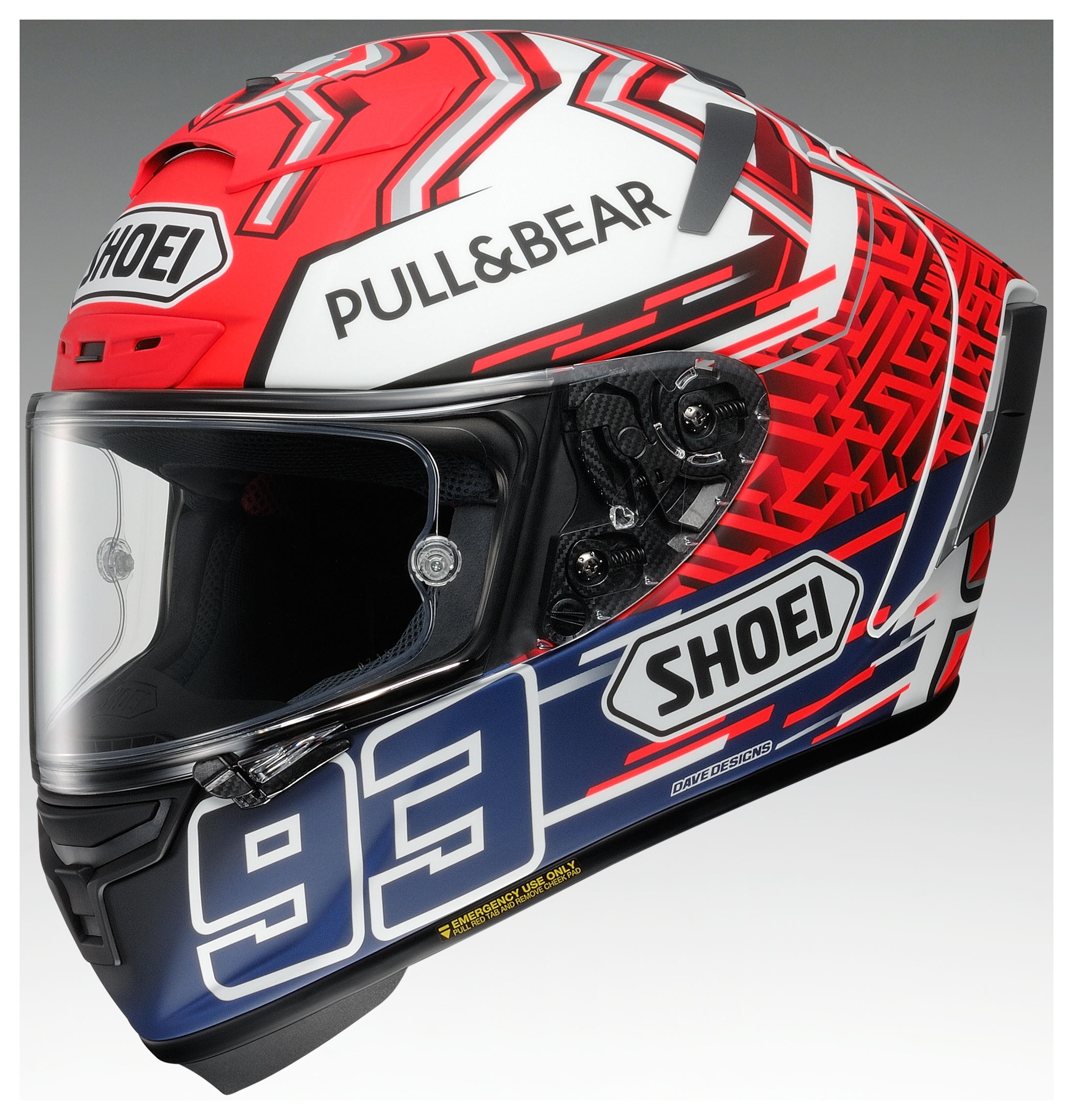 ひー SHOEI X-FOURTEEN MARQUEZ5 Shoei X-14 Marquez 5 Helmet - Cycle Gear