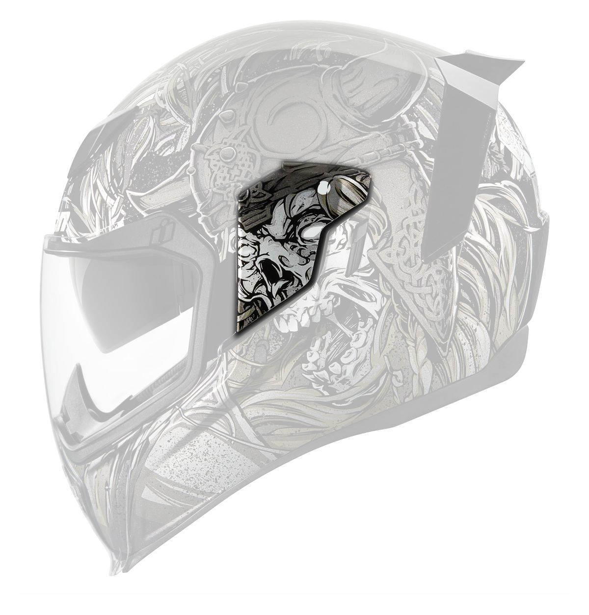 Icon Airflite Krom Side Plates - Cycle Gear