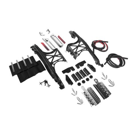 HogWorkz One Touch Saddlebag Complete Hardware Kit For Harley Touring 2014-2025