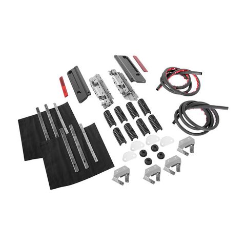 HogWorkz One Touch Saddlebag Complete Hardware Kit For Harley Touring 1994-2013