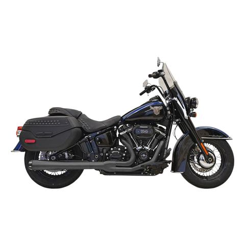 Bassani Road Rage 2-Into-1 Long Exhaust For Harley Softail 2018-2024