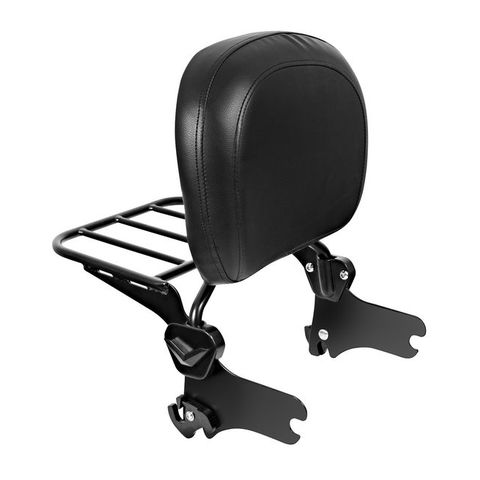 HogWorkz Detachable Sissy Bar With Backrest And Luggage Rack For Harley Touring 1997-2008