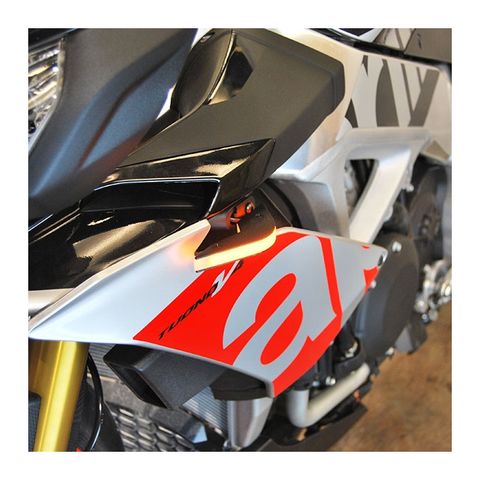 New Rage Cycles LED Front Turn Signals Aprilia Tuono V4 1100 2011-2021
