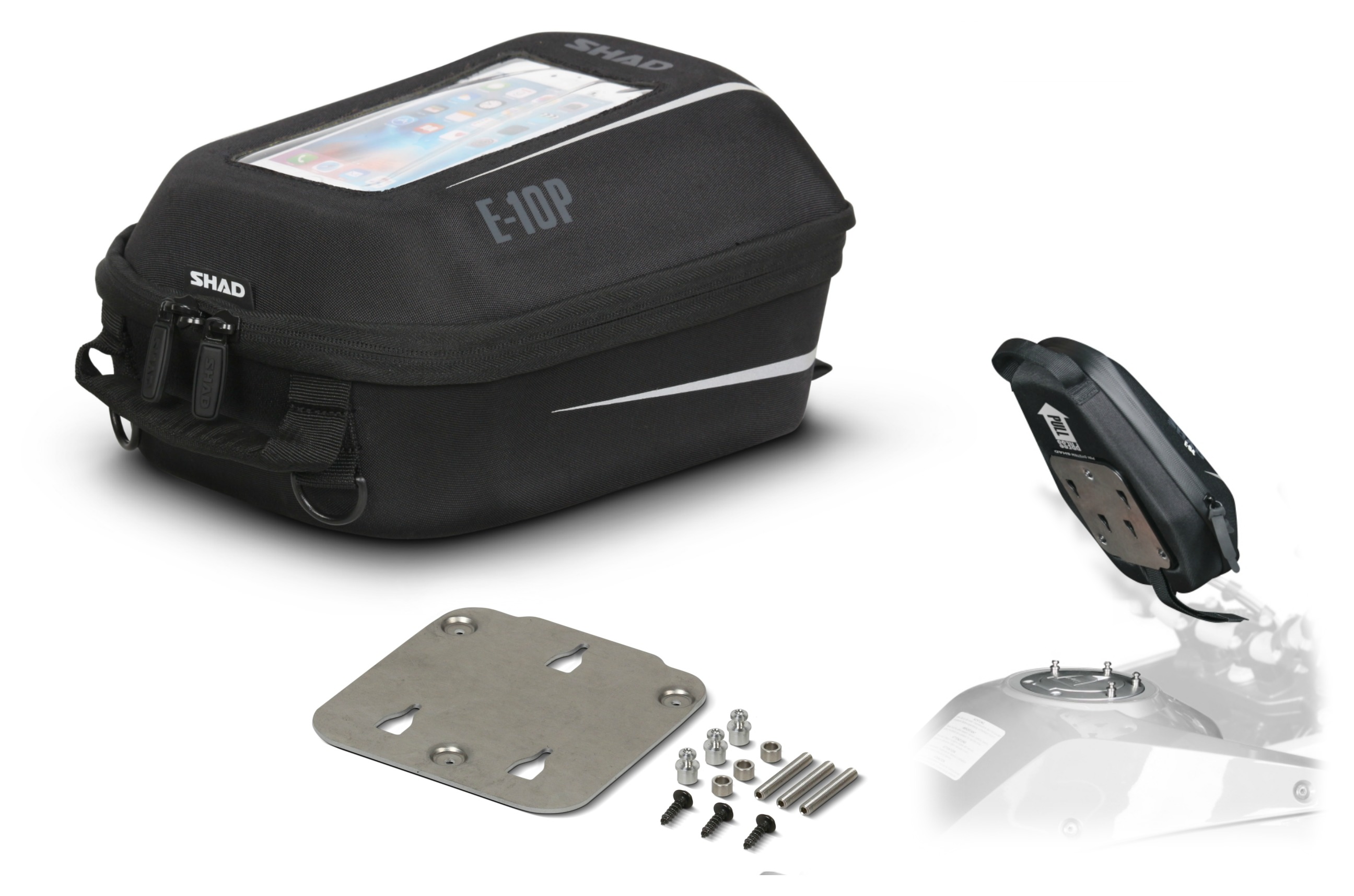 Shad E10P Tank Bag And PIN System Kit KTM RC390 20152020 Cycle Gear