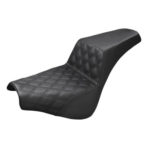 Saddlemen Step-Up LS Lattice Stitch Seat For Harley Softail FXBB/S / FXST 2018-2026