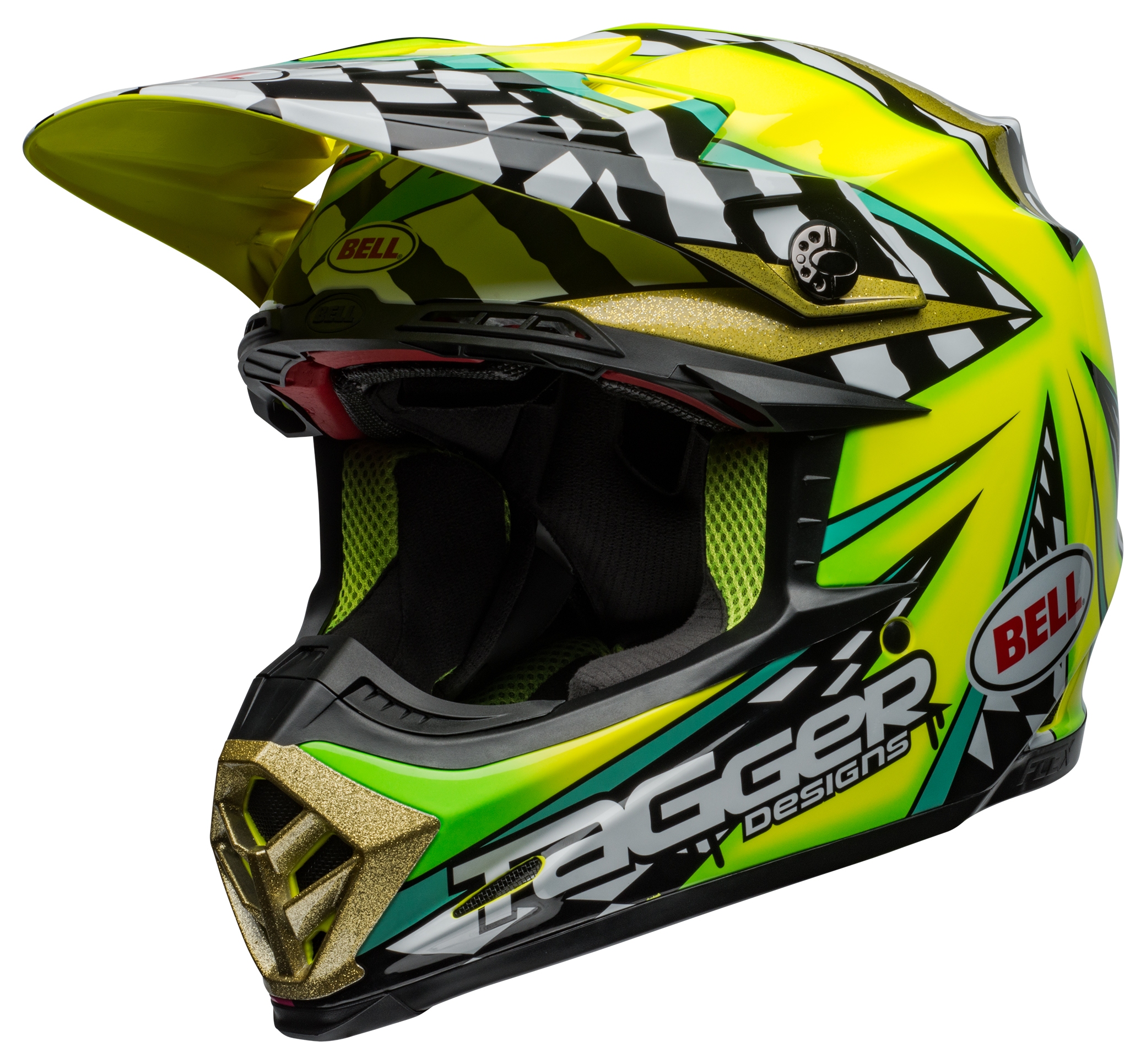 Bell Moto9 Carbon Flex Tagger Mayhem Helmet Cycle Gear