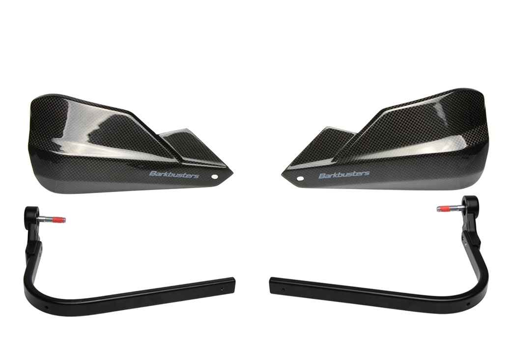 Barkbusters SingleSided Carbon Fiber Handguard Kit For Threaded Bar