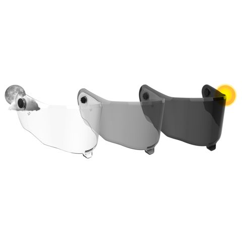 Bell Visiera Panovision Blu - Originale Per Caschi Pro Star, Race Star, RST - Tecnologia No Fog E Anti-appannamento