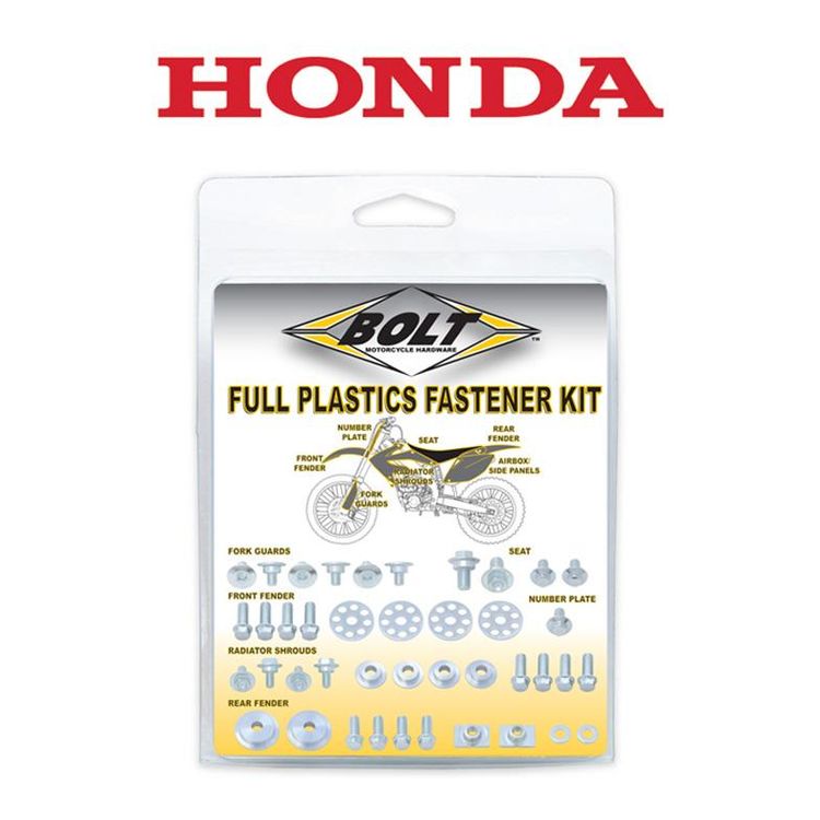 Bolt Hardware Full Plastics Fastener Kit Honda CRF150F / CRF230F 2003-2017
