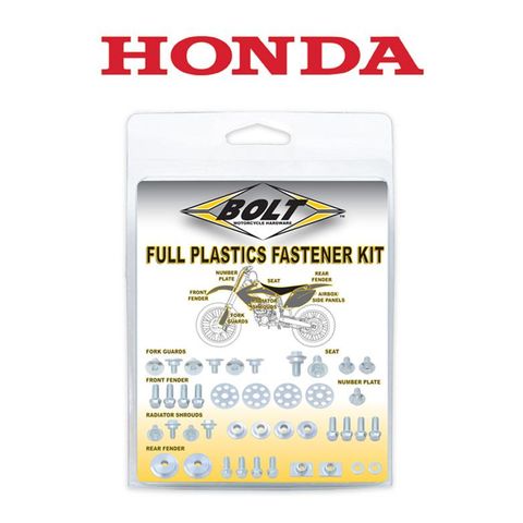 Bolt Hardware Full Plastics Fastener Kit Honda CRF150R / CRF150R Expert 2007-2026