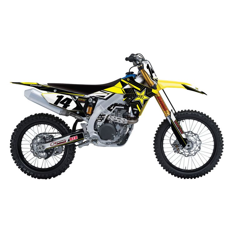 Factory Effex Complete Rockstar Graphics Kit Suzuki RMZ 250 2010-2018