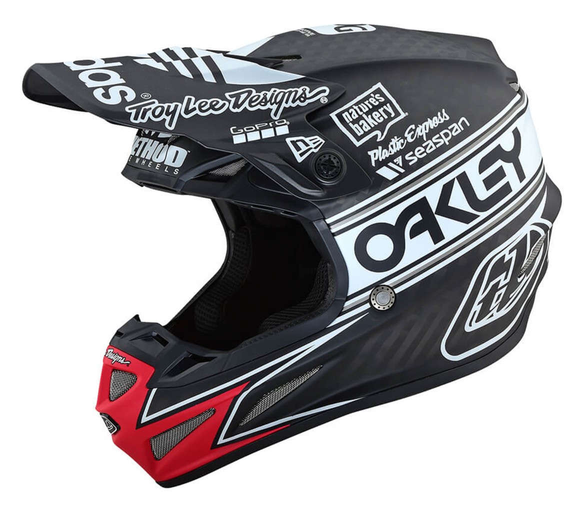 Troy Lee SE4 Team Edition 2 Carbon Helmet (XL) Cycle Gear