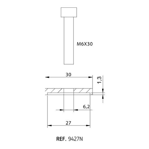 Puig Bar End Mirror Adapter Suzuki GSXS750 2017-2022 