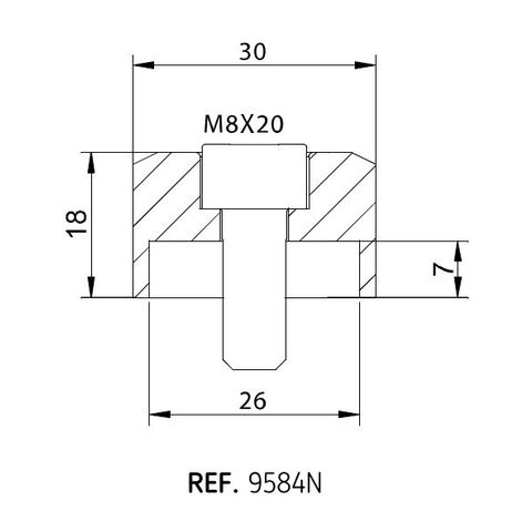 Puig Bar End Mirror Adapter Kawasaki
