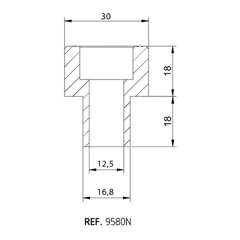 Puig Bar End Mirror Adapter BMW C600 / C650 Sport