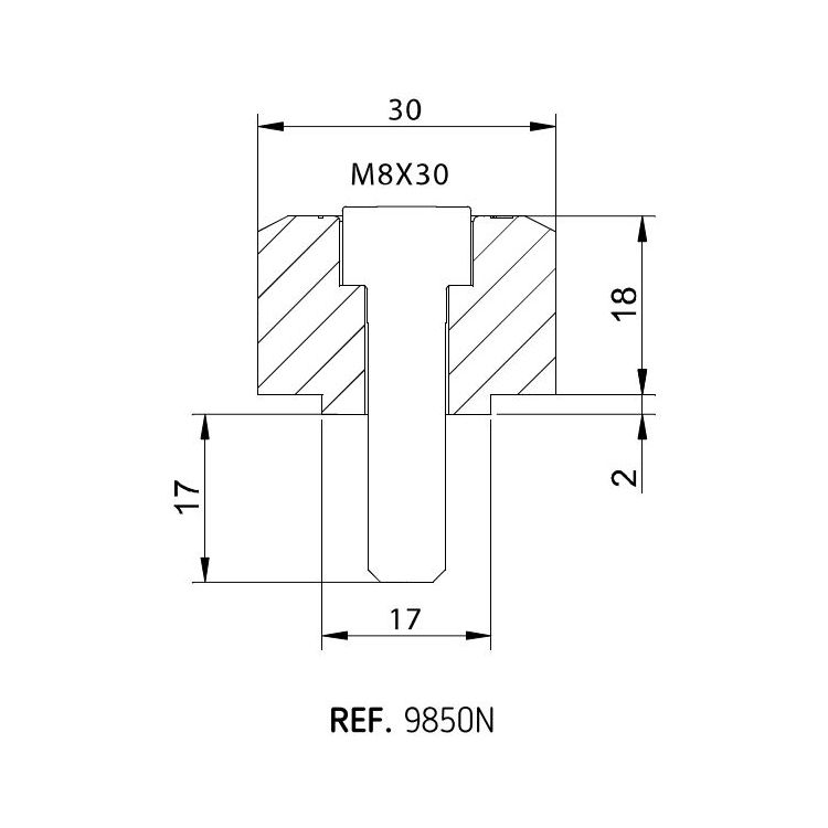 Puig Bar End Mirror Adapter BMW G310R 2016-2025