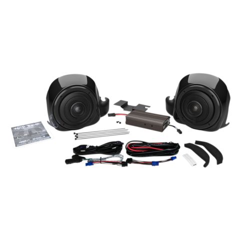Wild Boar By Hogtunes Liquid Cooled Lower Speakers & 300 Watt Amp Kit For Harley Ultra 2014-2022