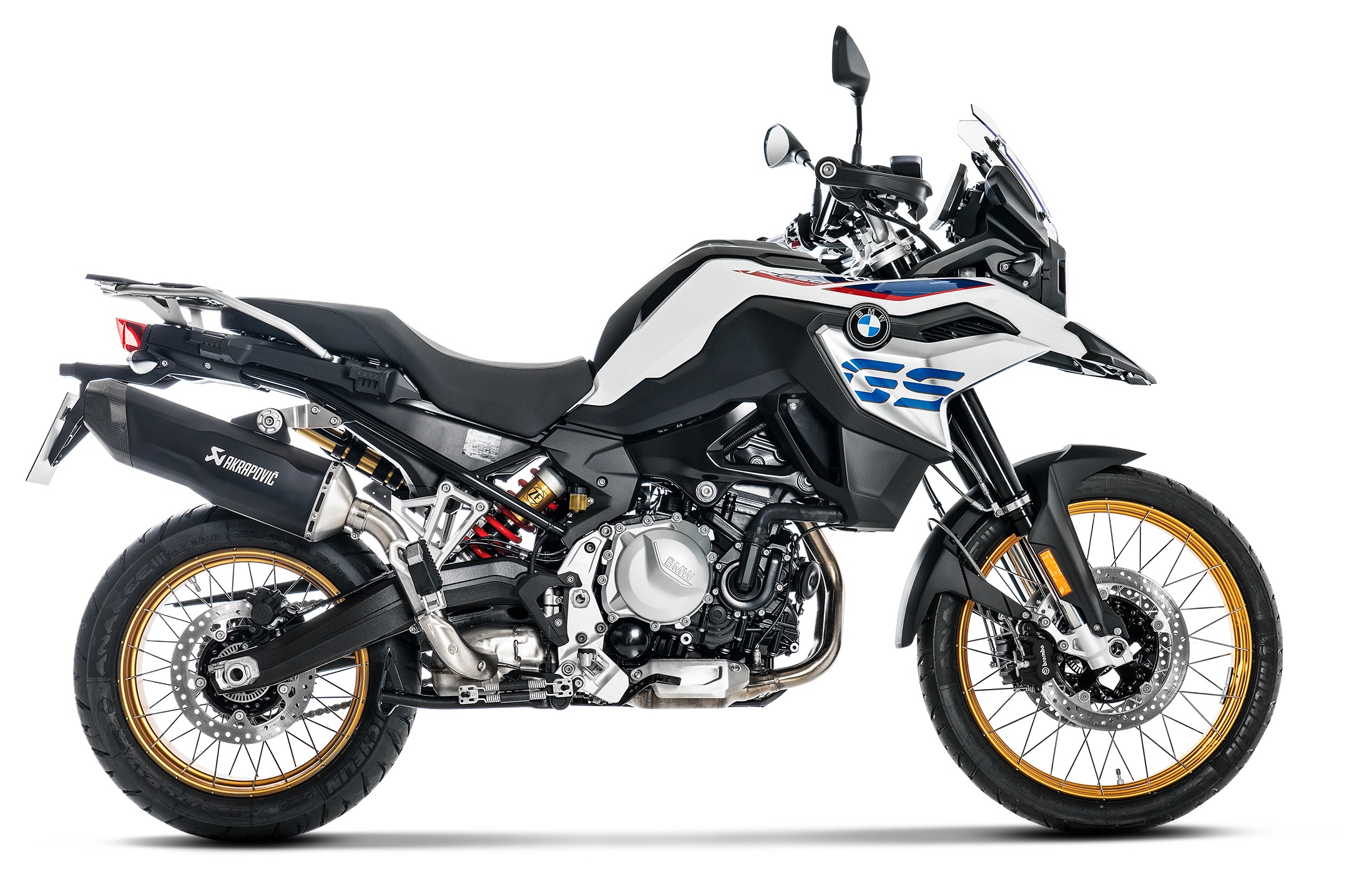  F750GS、F850GS用　マフラー　アクラポビッチス　AKRAPO Akrapovic Slip-On Exhaust BMW F750GS / F800GS / F850GS / Adventure