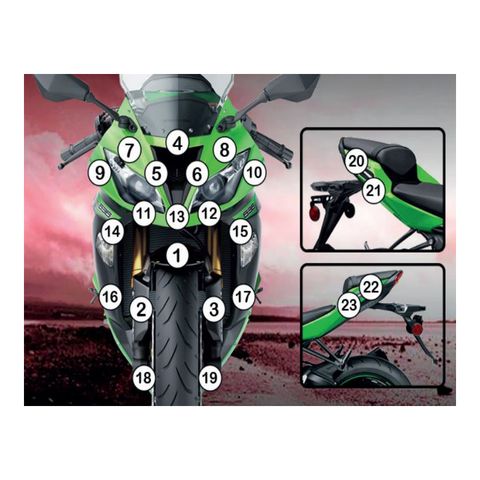 R&G Racing Second Skin Polyurethane Protective Film Kawasaki ZX-6R / 636 2013-2018