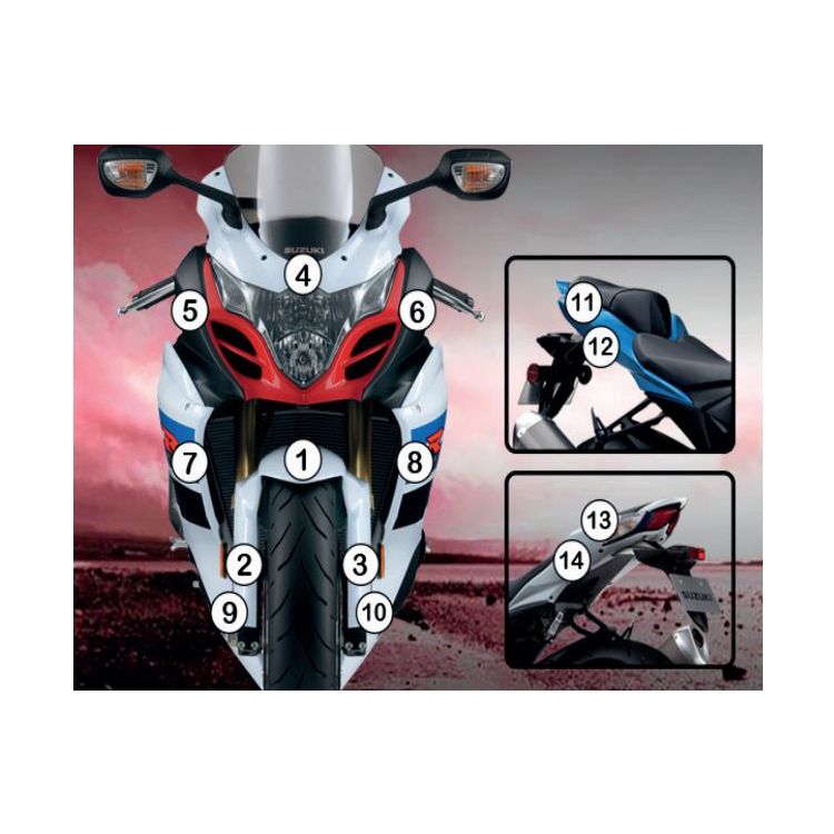 R&G Racing Second Skin Polyurethane Protective Film Suzuki GSX-R1000 2009-2016
