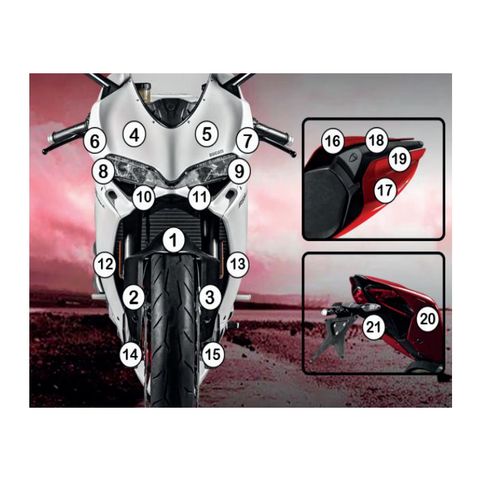 R&G Racing Second Skin Polyurethane Protective Film Ducati 1299 Panigale / S / R 2015-2017