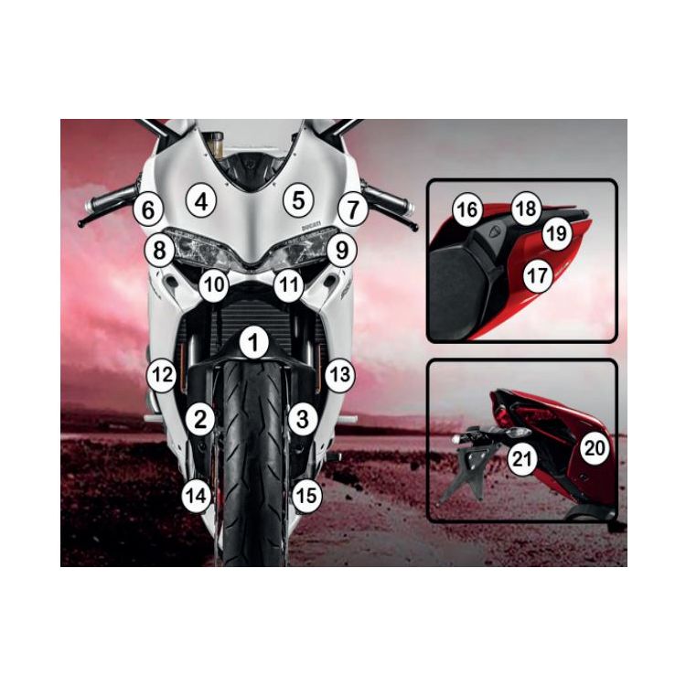 R&G Racing Second Skin Polyurethane Protective Film Ducati 1299 Panigale / S / R 2015-2017