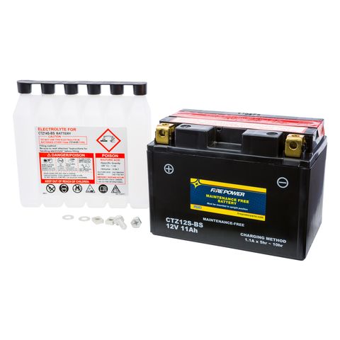 Fire Power Maintenance Free Battery CTZ12S-BS