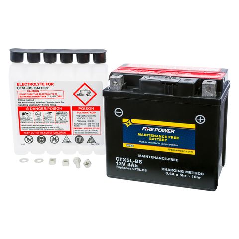 Fire Power High Performance Maintenance Free AGM Battery CTX5L-BS