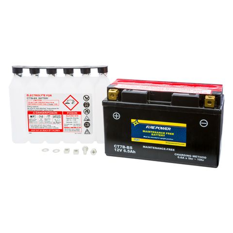 Fire Power Maintenance Free Battery CT7B-BS