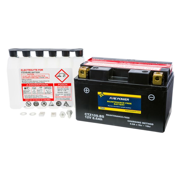 Fire Power Maintenance Free Battery CTZ10S-BS