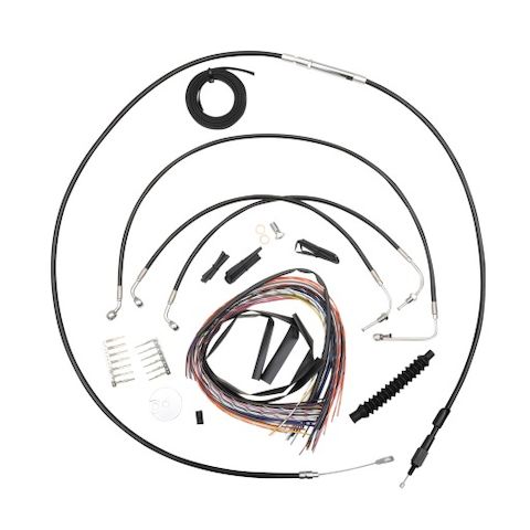 LA Choppers Handlebar Cable Brake Line And Wire Kit For Harley Touring 2017-2020