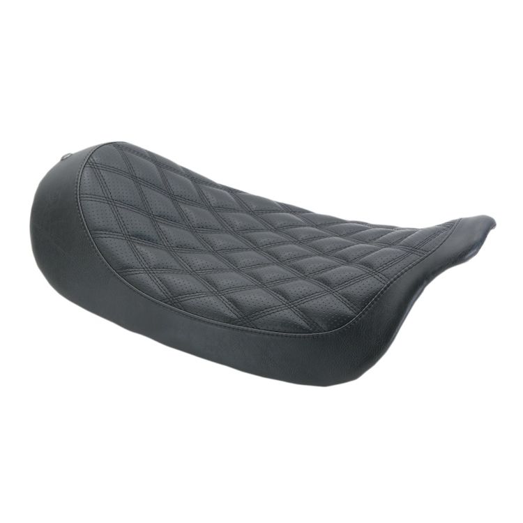 Roland Sands Boss Solo Seat For Harley Touring 2008-2019 Black [Previously Installed]