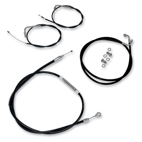 LA Choppers Handlebar Cable And Brake Line Kit For Harley Dyna Fat Bob w/ABS 2008-2017