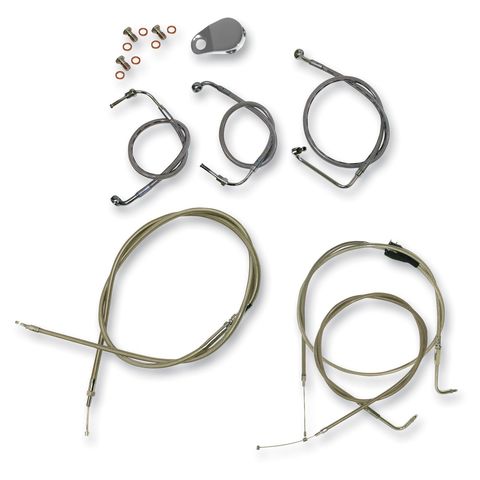 LA Choppers Handlebar Cable And Brake Line Kit For Harley Softail Breakout w/ABS 2015