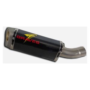 Graves Hexagonal Slip-On Exhaust Kawasaki ZX6R / ZX636 2019