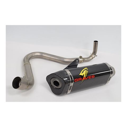 Graves Hexagonal Exhaust System Kawasaki Z125 Pro 2017-2026