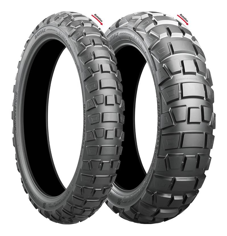 BRIDGESTONE X87-10PASBRACE　XTジャンク Battlax Adventurecross Srambler AX41S Tyre – Regina Specialties