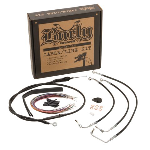 Burly Handlebar Cable Installation Kit For Harley Touring w/ ABS 2017-2020